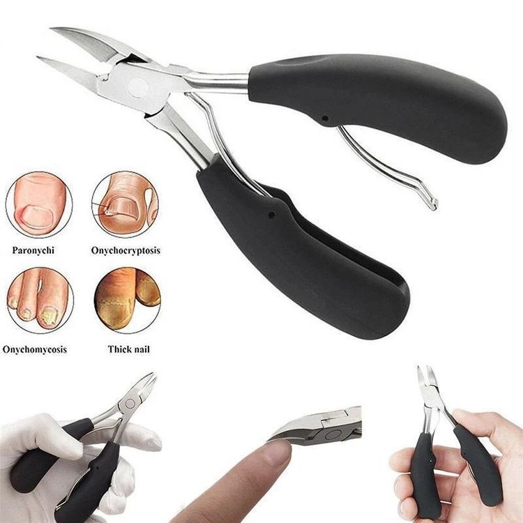 Black Handled Nail Clipper obraz 2